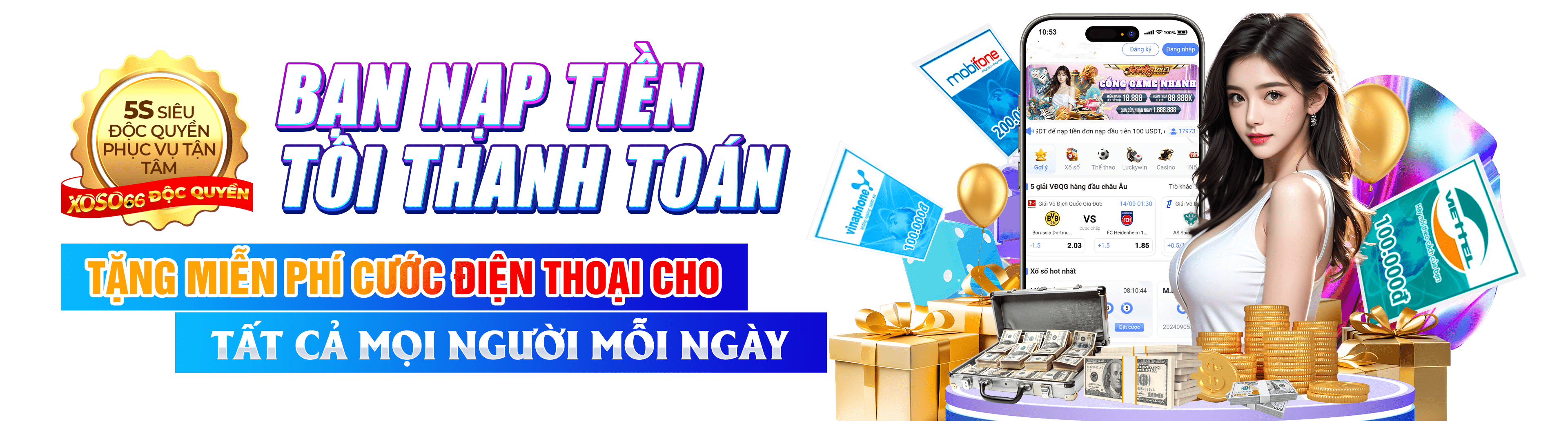 Hình ảnh quảng cáo của t888 hiển thị nền tảng và các lợi ích